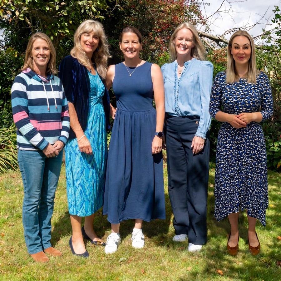 The Women’s Hormone Clinic team standing together outdoors